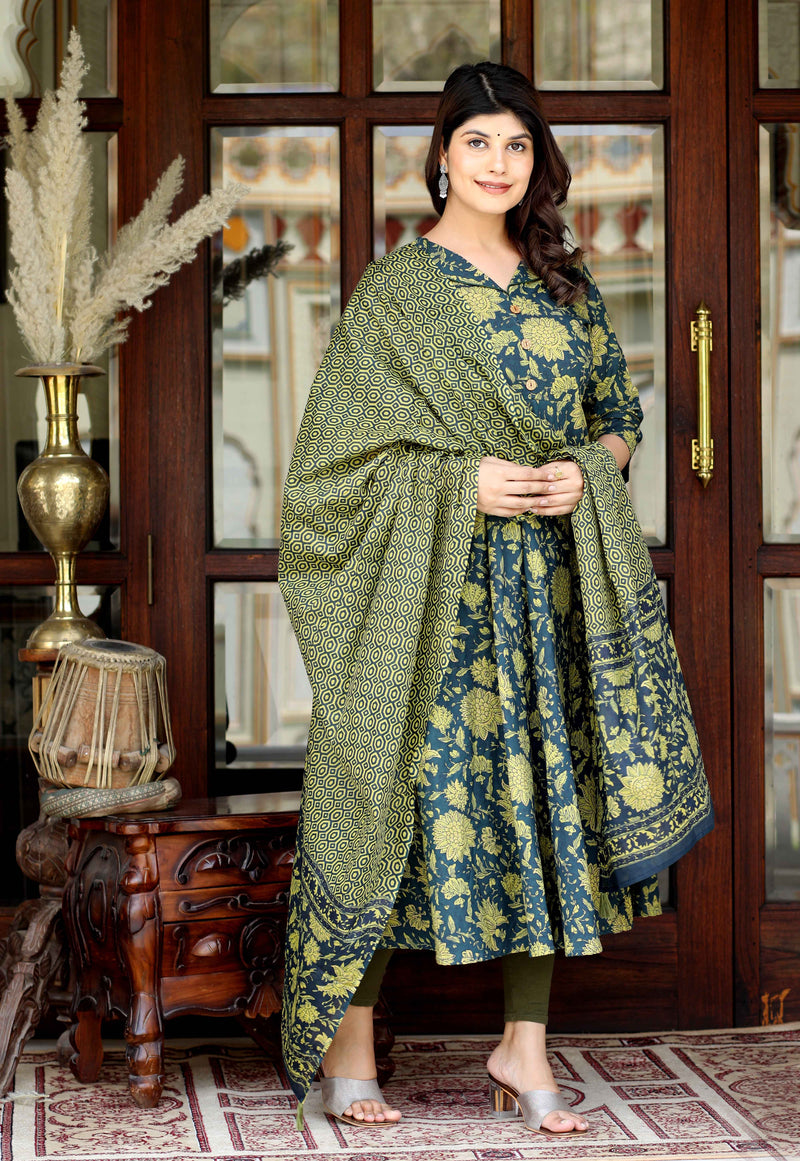 Anarkali With Dupatta