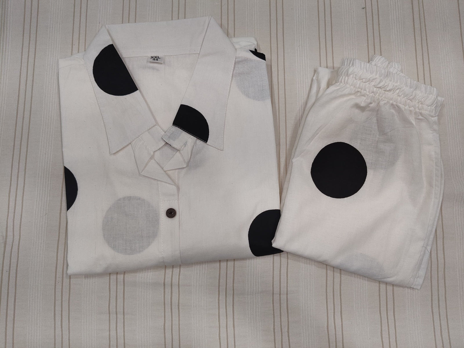 Cotton Co-ord Set – 3/4 Sleeve Kurti with Pants